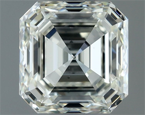 Picture of Natural Diamond 1.00 Carats, Asscher with  Cut, I Color, VS2 Clarity and Certified by IGI