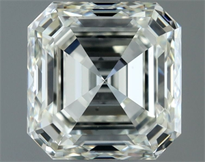 Picture of Natural Diamond 1.00 Carats, Asscher with  Cut, I Color, VS2 Clarity and Certified by IGI