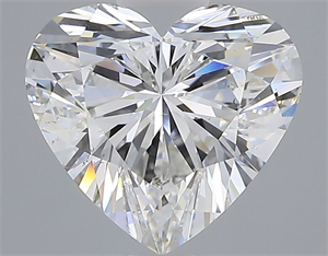 Foto Diamante Natural 3.01 quilates, Corazón , Color F, claridad SI1 y certificado GIA de
