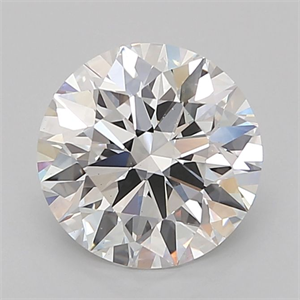 Picture of Lab Grown Diamond 2.55 Carats, Round with Ideal Cut, E Color, VS1 Clarity and Certified by IGI