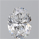 Natural Diamond 0.70 Carats, Oval with  Cut, E Color, SI1 Clarity and Certified by GIA