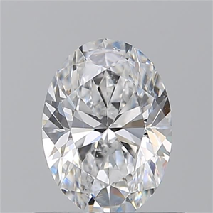 Picture of Natural Diamond 0.70 Carats, Oval with  Cut, E Color, SI1 Clarity and Certified by GIA