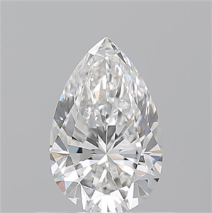 Picture of Natural Diamond 0.60 Carats, Pear with  Cut, E Color, VVS2 Clarity and Certified by GIA