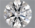 Lab Grown Diamond 1.13 Carats, Round with Ideal Cut, D Color, VVS2 Clarity and Certified by IGI