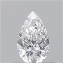 Diamante Natural 0.53 quilates, De pera , Color D, claridad VS2 y certificado GIA