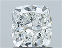 Natural Diamond 1.00 Carats, Cushion with  Cut, G Color, VS1 Clarity and Certified by GIA