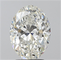 Diamante Natural 2.50 quilates, Ovalado , Color H, claridad SI1 y certificado GIA