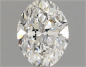 Natural Diamond 0.90 Carats, Oval with  Cut, E Color, VS2 Clarity and Certified by GIA