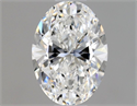 Diamante Natural 0.62 quilates, Ovalado , Color E, claridad VVS1 y certificado GIA