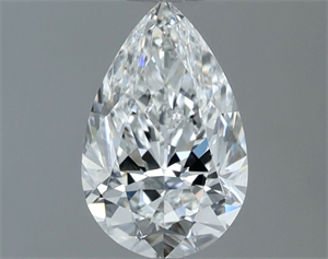 Picture of Natural Diamond 0.90 Carats, Pear with  Cut, F Color, VVS2 Clarity and Certified by GIA