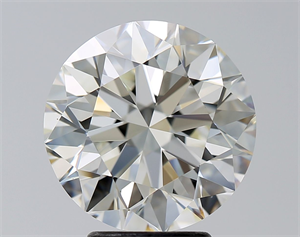 Foto Diamante Natural 4.07 quilates, Redondo , Color J, claridad VVS1 y certificado GIA de