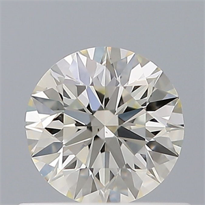 Picture of Natural Diamond 0.50 Carats, Round with Excellent Cut, J Color, VS1 Clarity and Certified by IGI