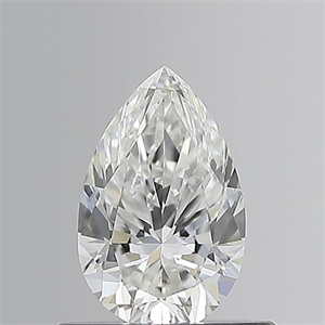 Picture of Natural Diamond 0.51 Carats, Pear with  Cut, G Color, VVS1 Clarity and Certified by GIA