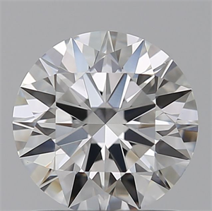 Picture of Lab Grown Diamond 1.03 Carats, Round with Ideal Cut, D Color, VVS1 Clarity and Certified by IGI