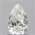 Natural Diamond 0.71 Carats, Pear with  Cut, I Color, VVS2 Clarity and Certified by GIA