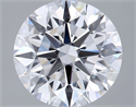 Del inventario de diamantes de laboratorio, 2.02 quilates, Redondo , Color D, claridad VVS2 y certificado IGI