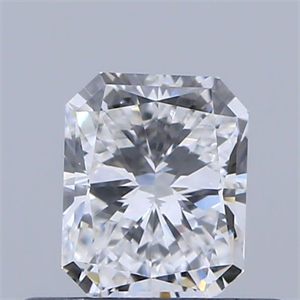Picture of Natural Diamond 0.42 Carats, Radiant with  Cut, E Color, VS2 Clarity and Certified by GIA