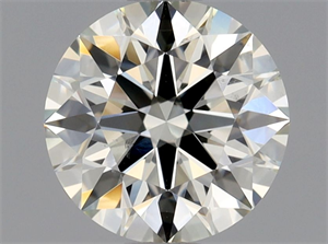 Picture of Natural Diamond 1.07 Carats, Round with Excellent Cut, J Color, VS2 Clarity and Certified by IGI