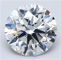 Diamante Natural 2.51 quilates, Redondo , Color F, claridad VS1 y certificado GIA