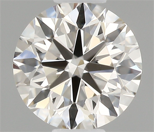 Picture of Natural Diamond 0.43 Carats, Round with Excellent Cut, J Color, VVS2 Clarity and Certified by IGI