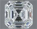 Natural Diamond 1.01 Carats, Asscher with  Cut, G Color, VVS2 Clarity and Certified by IGI