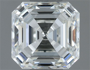Picture of Natural Diamond 1.01 Carats, Asscher with  Cut, G Color, VVS2 Clarity and Certified by IGI