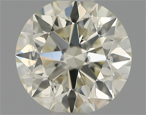 Picture of Natural Diamond 0.72 Carats, Round with Excellent Cut, J Color, SI2 Clarity and Certified by IGI