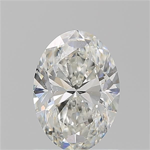 Picture of Natural Diamond 1.20 Carats, Oval with  Cut, H Color, SI2 Clarity and Certified by GIA