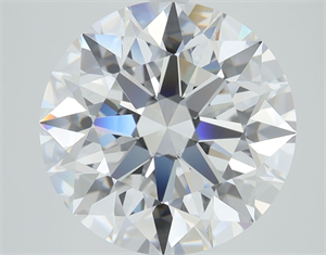 Picture of Lab Grown Diamond 5.03 Carats, Round with Excellent Cut, D Color, IF Clarity and Certified by GIA