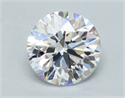 Lab Grown Diamond 2.08 Carats, Round with Ideal Cut, E Color, VVS1 Clarity and Certified by IGI