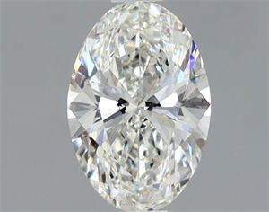 Picture of Natural Diamond 0.70 Carats, Oval with  Cut, H Color, SI1 Clarity and Certified by GIA