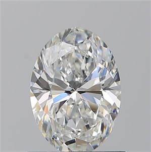 Picture of Natural Diamond 0.90 Carats, Oval with  Cut, F Color, VS2 Clarity and Certified by GIA