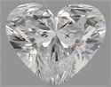 Natural Diamond 1.90 Carats, Heart with  Cut, D Color, FL Clarity and Certified by GIA