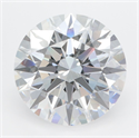 Lab Grown Diamond 4.31 Carats, Round with Excellent Cut, D Color, VVS2 Clarity and Certified by GIA