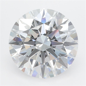 Picture of Lab Grown Diamond 4.31 Carats, Round with Excellent Cut, D Color, VVS2 Clarity and Certified by GIA
