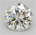 Lab Grown Diamond 3.01 Carats, Round with Excellent Cut, J Color, VS1 Clarity and Certified by IGI
