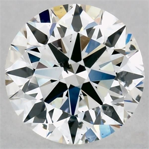 Picture of Natural Diamond 0.70 Carats, Round with Excellent Cut, E Color, SI2 Clarity and Certified by GIA