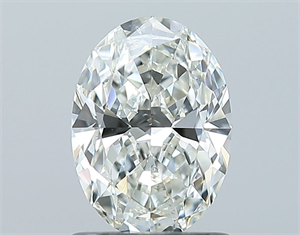 Picture of Natural Diamond 1.01 Carats, Oval with  Cut, I Color, SI1 Clarity and Certified by GIA