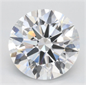 Del inventario de diamantes de laboratorio, 2.68 quilates, Redondo , Color D, claridad IF y certificado IGI
