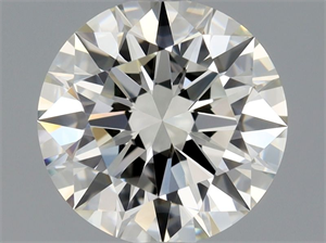 Picture of Natural Diamond 1.14 Carats, Round with Excellent Cut, J Color, VVS1 Clarity and Certified by GIA