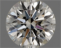 Natural Diamond 0.70 Carats, Round with Excellent Cut, J Color, VS2 Clarity and Certified by GIA