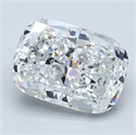 Diamante Natural 4.06 quilates, Del cojín , Color E, claridad VS1 y certificado GIA