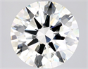 Diamante Natural 2.50 quilates, Redondo , Color J, claridad VVS2 y certificado GIA