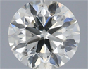 Natural Diamond 0.40 Carats, Round with Excellent Cut, I Color, SI2 Clarity and Certified by IGI