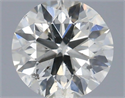 Natural Diamond 0.40 Carats, Round with Excellent Cut, I Color, SI2 Clarity and Certified by IGI
