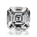 Natural Diamond 1.04 Carats, Asscher with  Cut, E Color, VVS2 Clarity and Certified by GIA