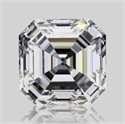 Natural Diamond 1.54 Carats, Asscher with  Cut, E Color, VVS2 Clarity and Certified by GIA