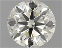 Diamante Natural 1.03 quilates, Redondo , Color N, claridad VS2 y certificado GIA