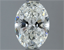 Natural Diamond 1.20 Carats, Oval with  Cut, G Color, VVS2 Clarity and Certified by IGI