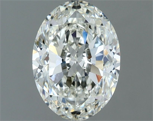 Picture of Natural Diamond 0.91 Carats, Oval with  Cut, I Color, VS1 Clarity and Certified by IGI
